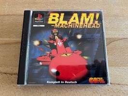 Playstation PS1 Game: Blam! Machinehead - sehr gut