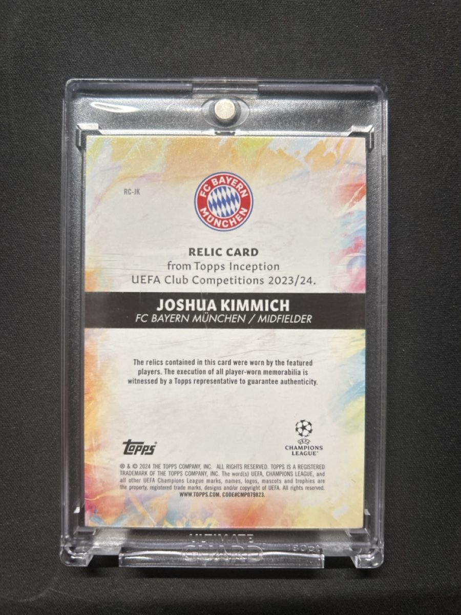 Topps Carte collezionabili: Topps Inception Patch Relic Kimmich /10 2023/24 – Usato da Greppen venduto da hcv_cc2r 1