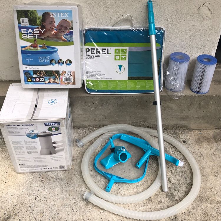 Intex Pool 3 meter Durchmesser mit Pumpe etc Kaufen auf Ricardo