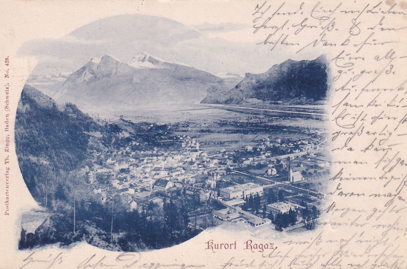 Cartoline postali: Kurort Ragaz  1899 – Usato da Cormoret venduto da Pascalll2001