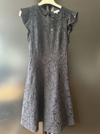 Robe noire Claudie Pierlot, dentelle, taille 36, chic!