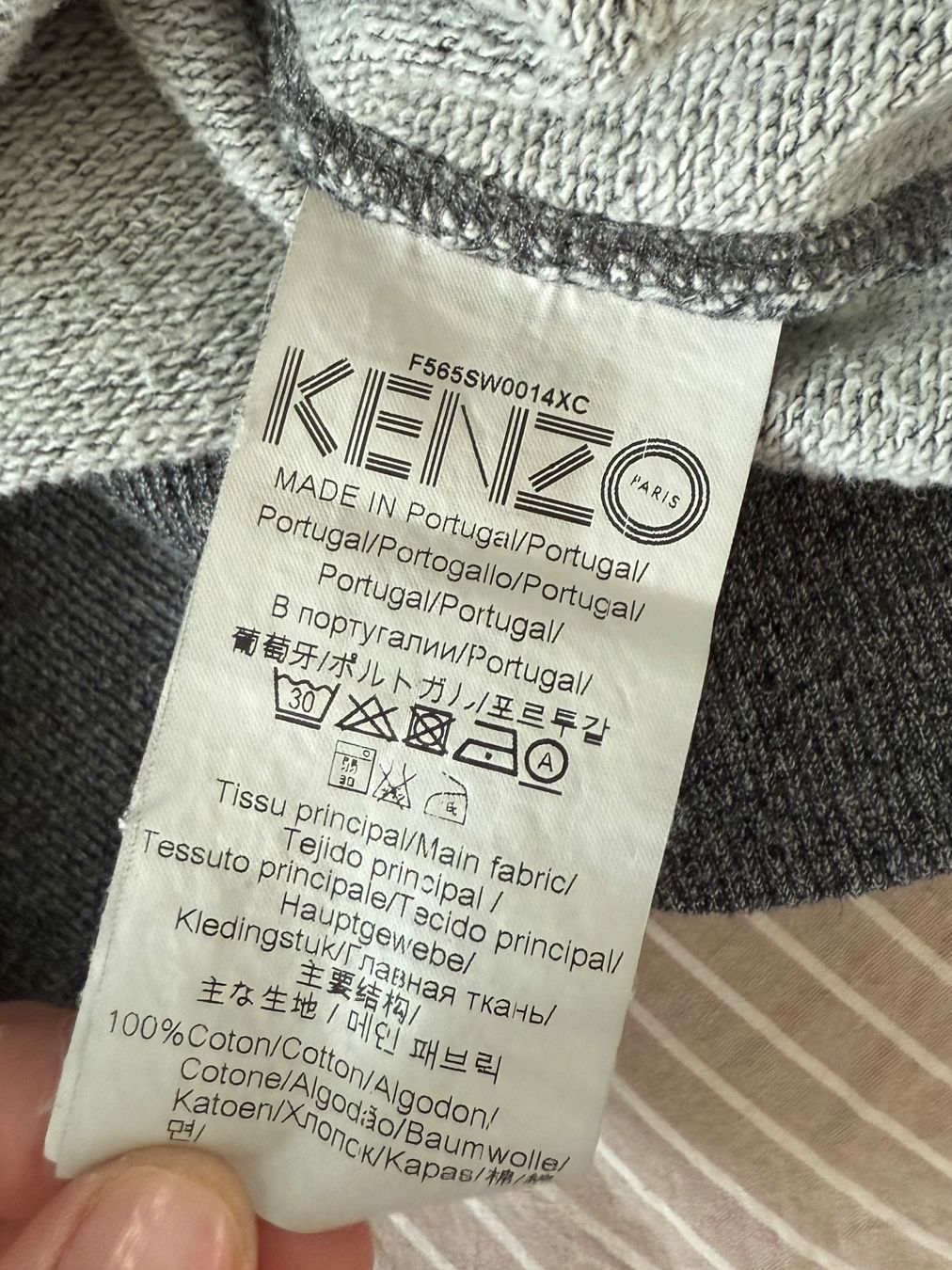 Kenzo Pullover & Sweatshirts: Sweat Kenzo Tigre Brodé Gris Taille M – Gebraucht aus Forel (Lavaux) von julie13 2