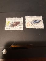 2 Timbres Tchécoslovaquie Insectes, Collection Été!