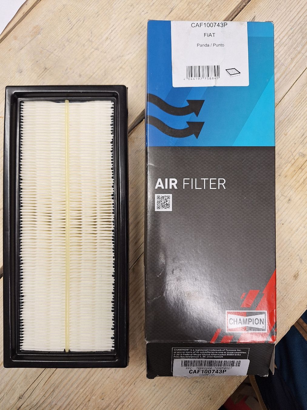 Champion Alle Autoersatzteile: Fiat/Alfaromeo Luftfilter Champion CAF100743P – Neu und originalverpackt aus Zürich von WC11 1