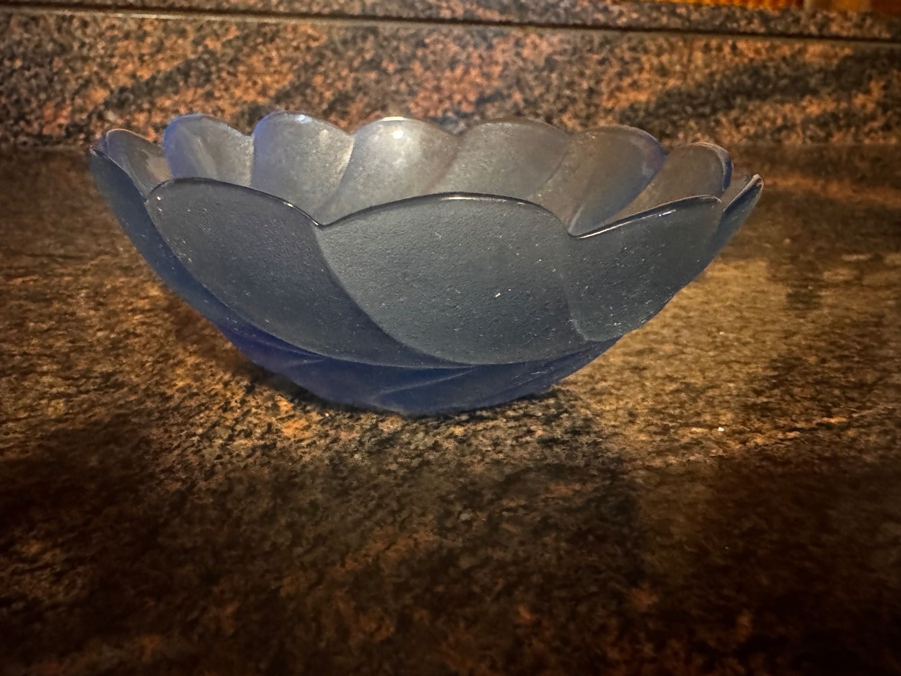 Bicchieri: 6 blaue Dessertschalen / Glasschälchen – Nuovo (secondo la descrizione) da Windisch venduto da Trudi45 1