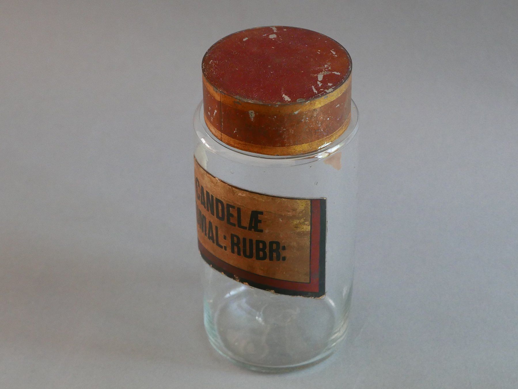 Bicchieri: ANTIKE APOTHEKER-DOSEN GLAS 19. JH. – Usato da Balgach venduto da Zwischenraum 9