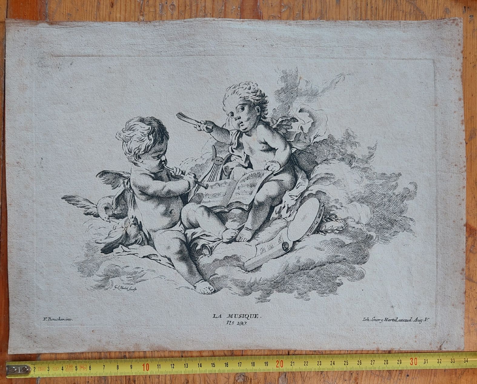 Grafica & Litografie: 6 schöne alte Steindrucke, F. Boucher – Usato da Zürich venduto da Cortin 1