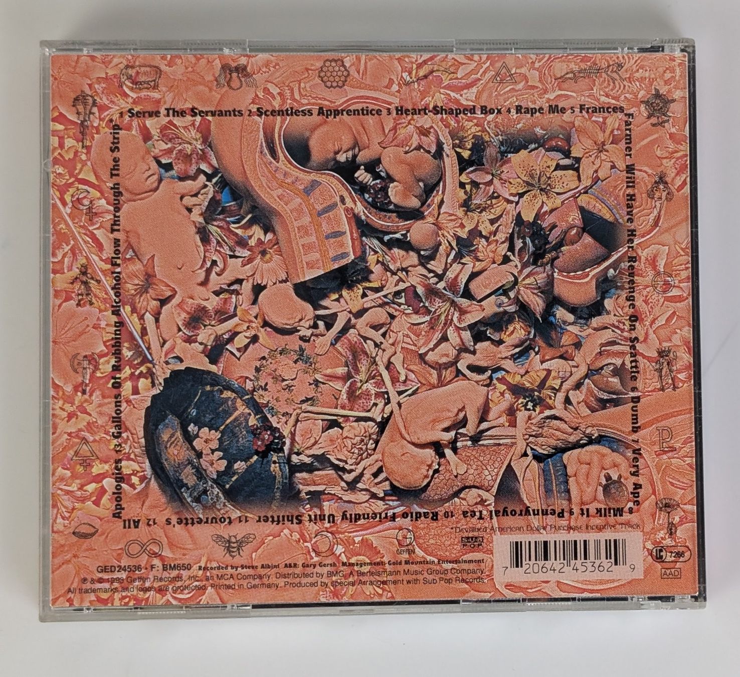 CDs: Nirvana - In Utero CD, International Bonus Track Version!... – Gebraucht aus Zürich von 1.Simon 1