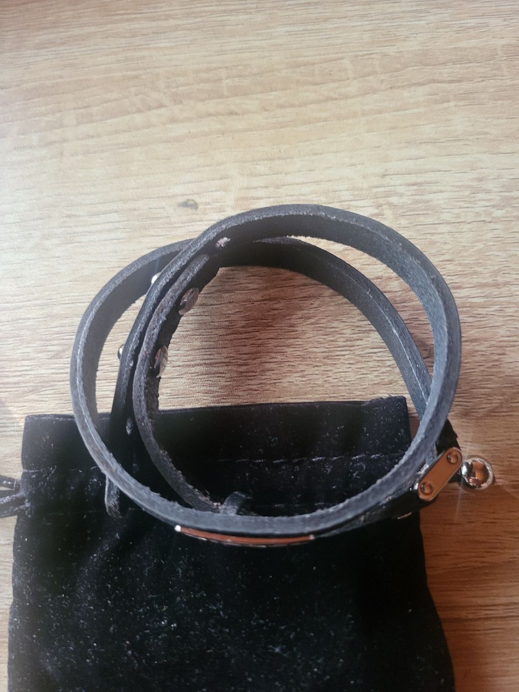 Diesel Bracciali & Braccialetti: Bracelet DIESEL cuir noir double tour – Nuovo e nell'imballaggio originale da Troistorrents venduto da ami_mzq5 1