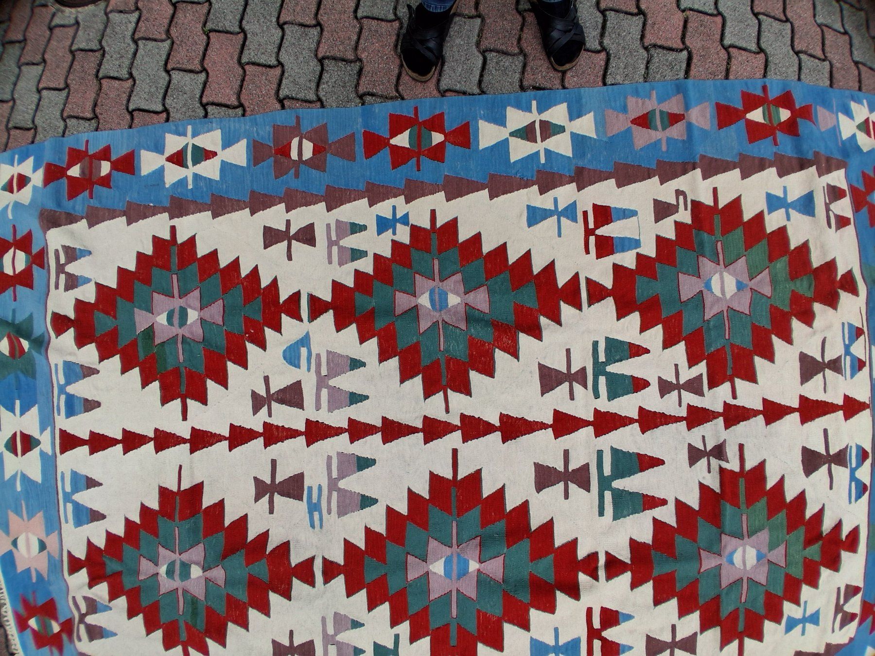 Kilim Teppiche: Tappeto Kilim originale anatolico – Gebraucht aus Personico von rpi_n6hp 3