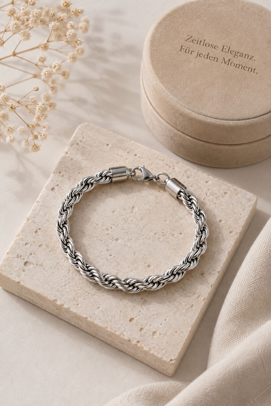Bracciali & Braccialetti: Armband 4mm Edelstahl vergoldet – Nuovo e nell'imballaggio originale da Hemmental venduto da Aureumgold