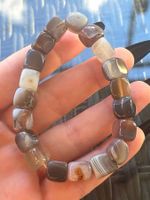 🖤🤍✨ Sardonyx-Achat Armband ✨🤍🖤 A 10mm