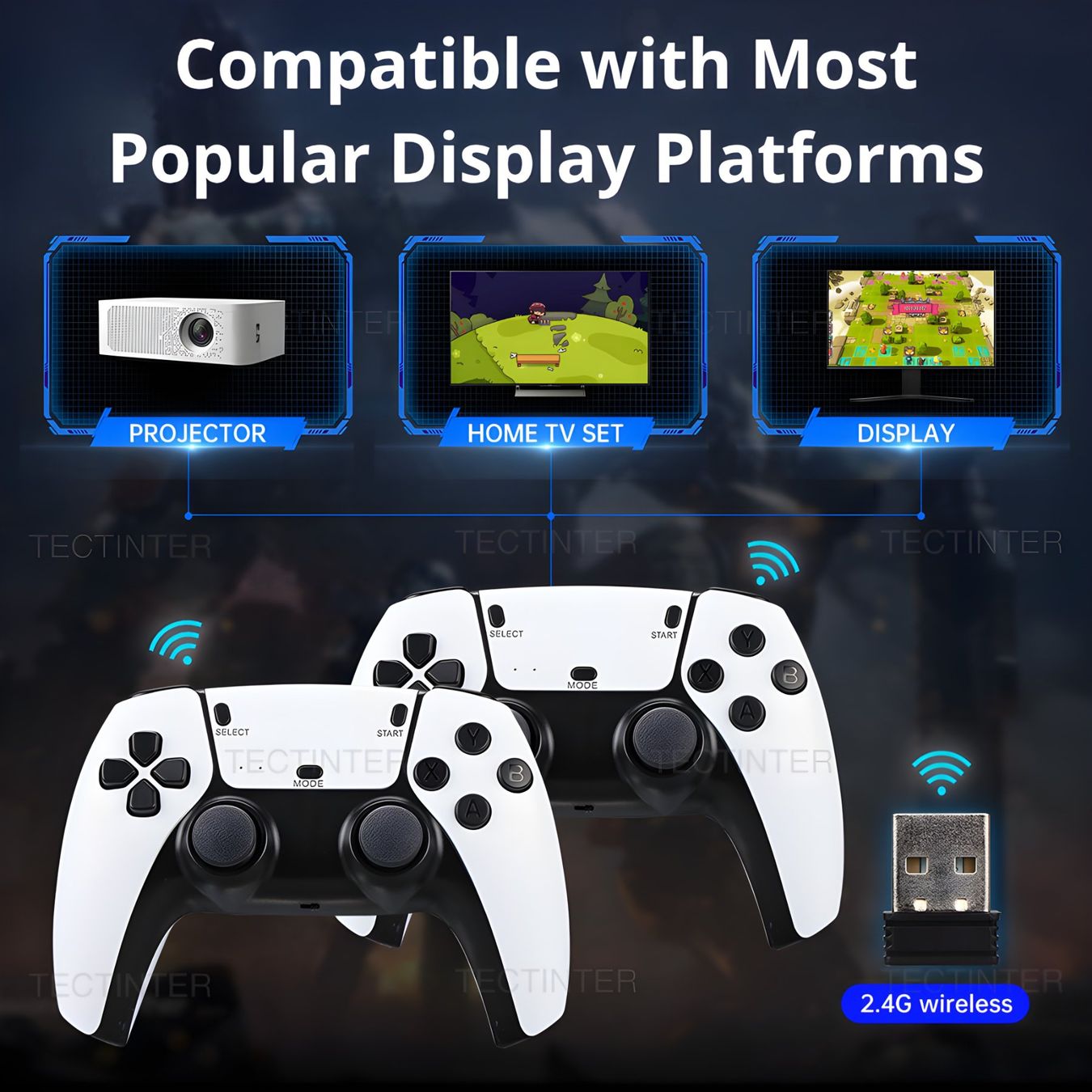 Konsolen: Retro Console: 20,000 Games, 4K HD, 2 Wireless Controllers – Neu und originalverpackt aus Villars-sur-Glâne von SwissTrendyStore 1