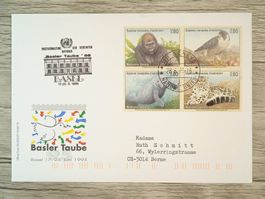 TR56 Enveloppe + Timbre Nations Unies 1995