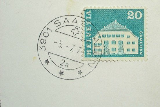 Ansichtskarten: SAAS-BALEN Niedergut – Gebraucht aus Jona von philajona 1