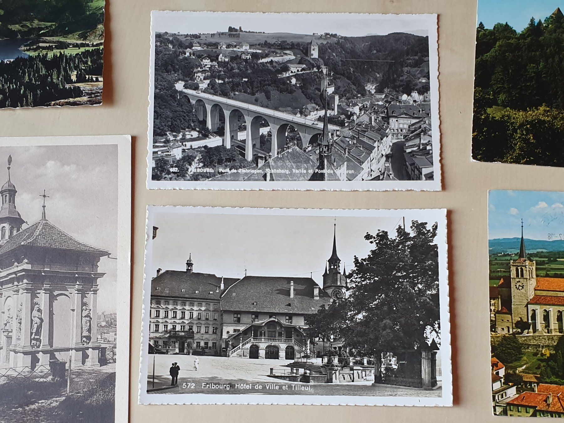Cartoline postali: 13 x Karten Fribourg ab 1934 – Usato da Stansstad venduto da collectorsshop 3