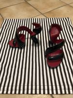Escarpins Julian Hakes noir vernis rouge taille 38
