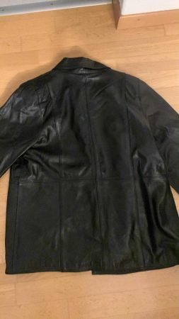 Leder Jacke  Fabrikneu Neu L.   post 9.-