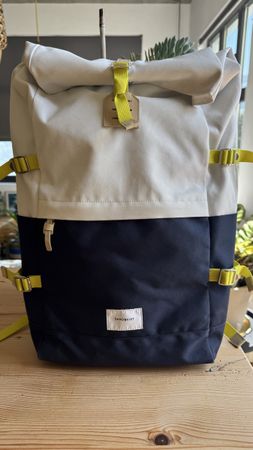 Sandqvist Rucksack, 2-farbig, mit Laptopfach