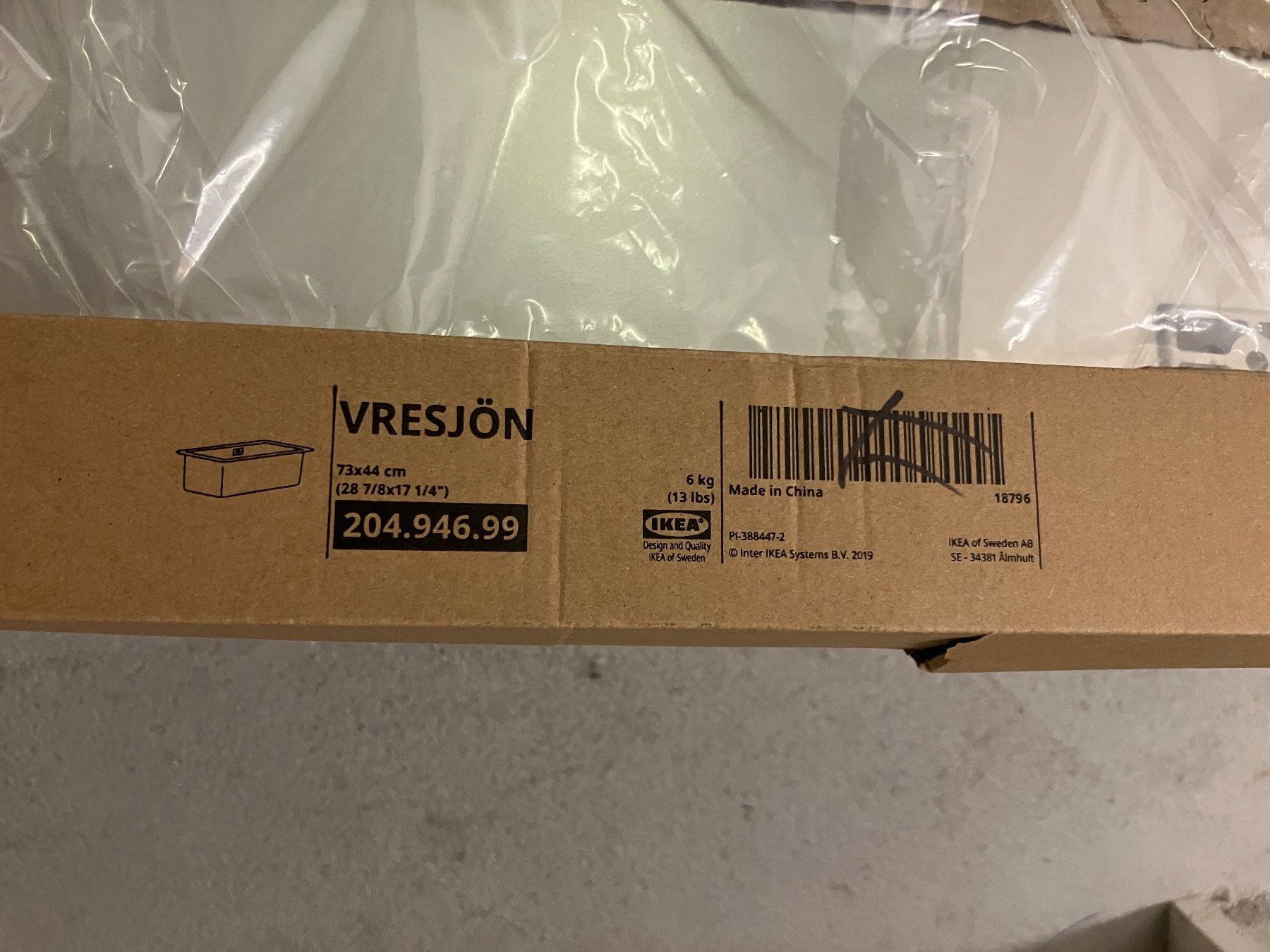 Ikea Lavabi & lavandini: IKEA Vresjön Spülbecken – Nuovo e nell'imballaggio originale da Zug venduto da pekarl01 1