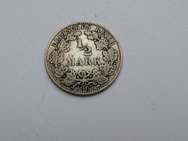 🇩🇪 1/2 Mark 1907 A - *** Silver 2.78g .900