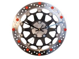 Töff Uhr, Brembo Bremsscheibe – zur Wanduhr umgebaut