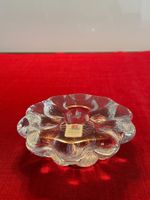 Kerzenhalter Glas Blüte Holmegaard Dänemark 80er Jahre