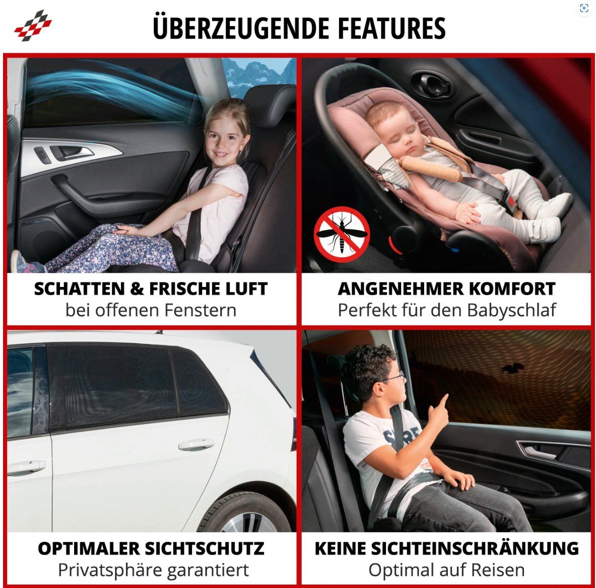 Accessori per altri veicoli: Sonnenschutz Window Sock 2er Set Sonnenblenden – Nuovo e nell'imballaggio originale da Koppigen venduto da Bracher_Mail-House 3