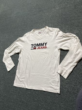 Tommy Jeans Langarmshirt weiss Grösse M guter Zustand