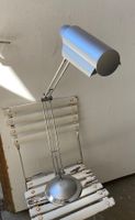 Schreibtischlampe Metall / Kunststoff, Silber, verstellbar