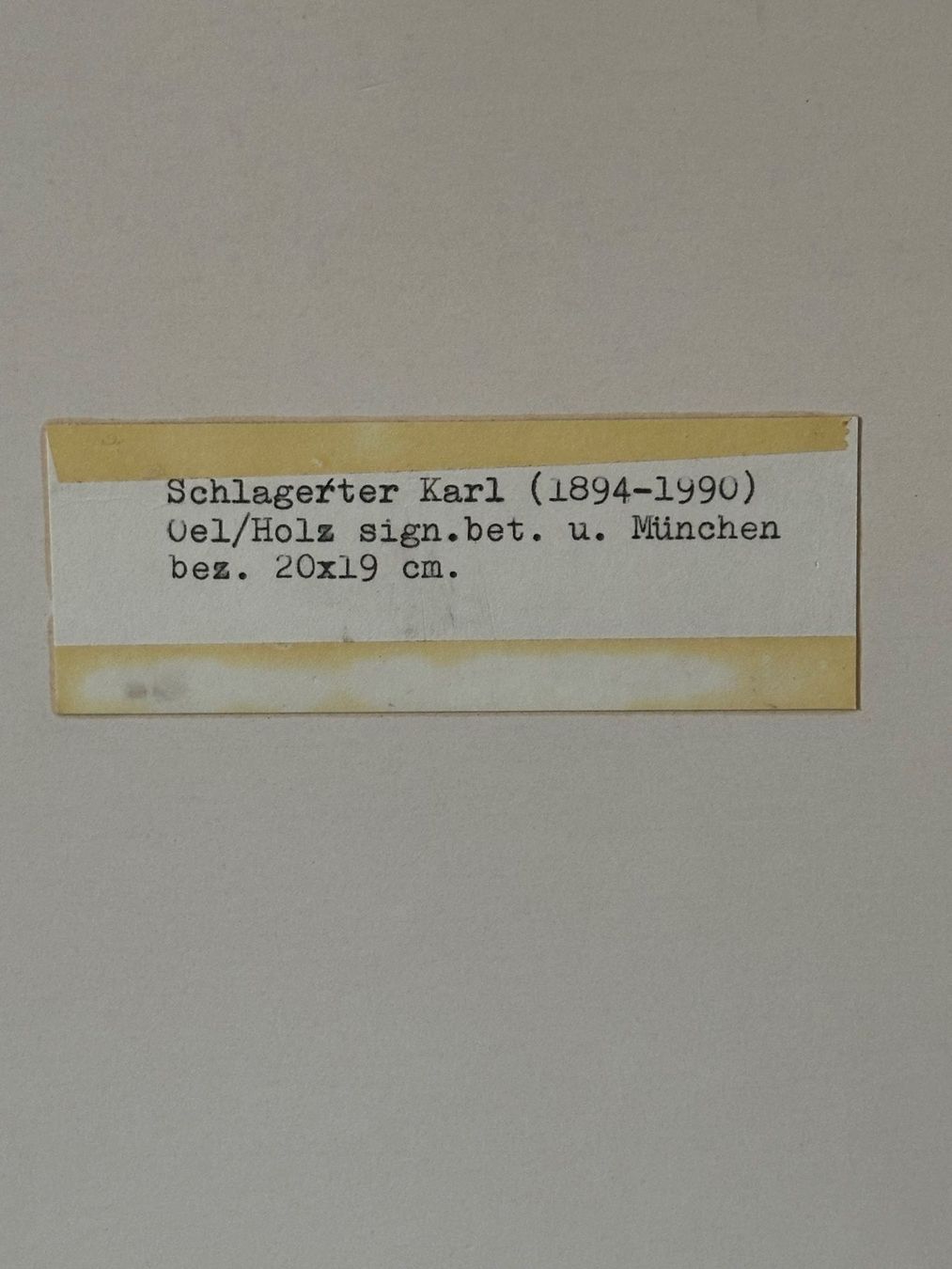 Gemälde: Oelbild Karl Schlageter, " Mutter mit Kind" gerahmt – Gebraucht aus Amriswil von Bully2013 9