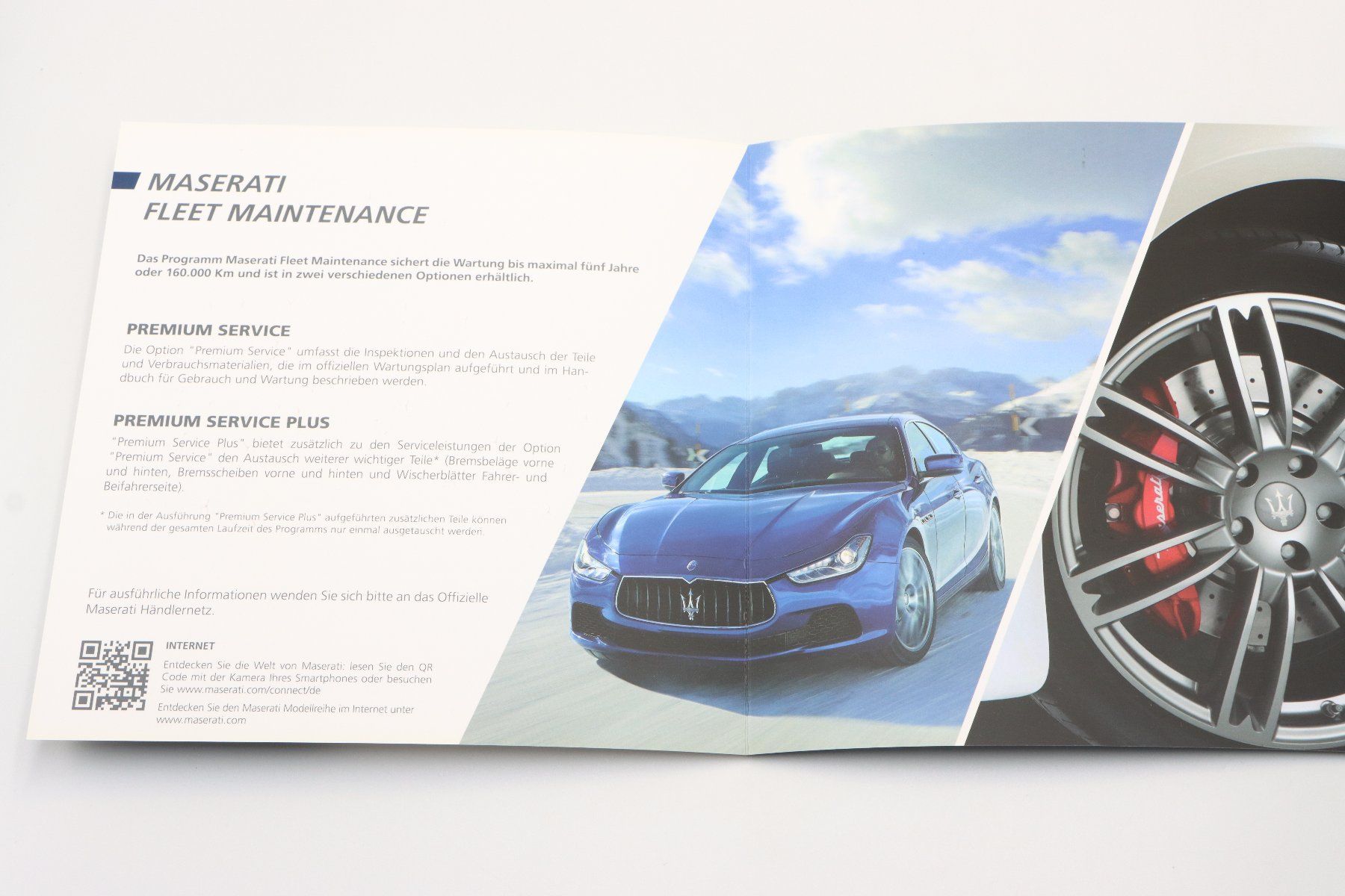 Maserati Documenti: Maserati Maintenance / Service Programm Prospekt 2014 – Usato da Bühl b.Aarberg venduto da Collectorpassions 3