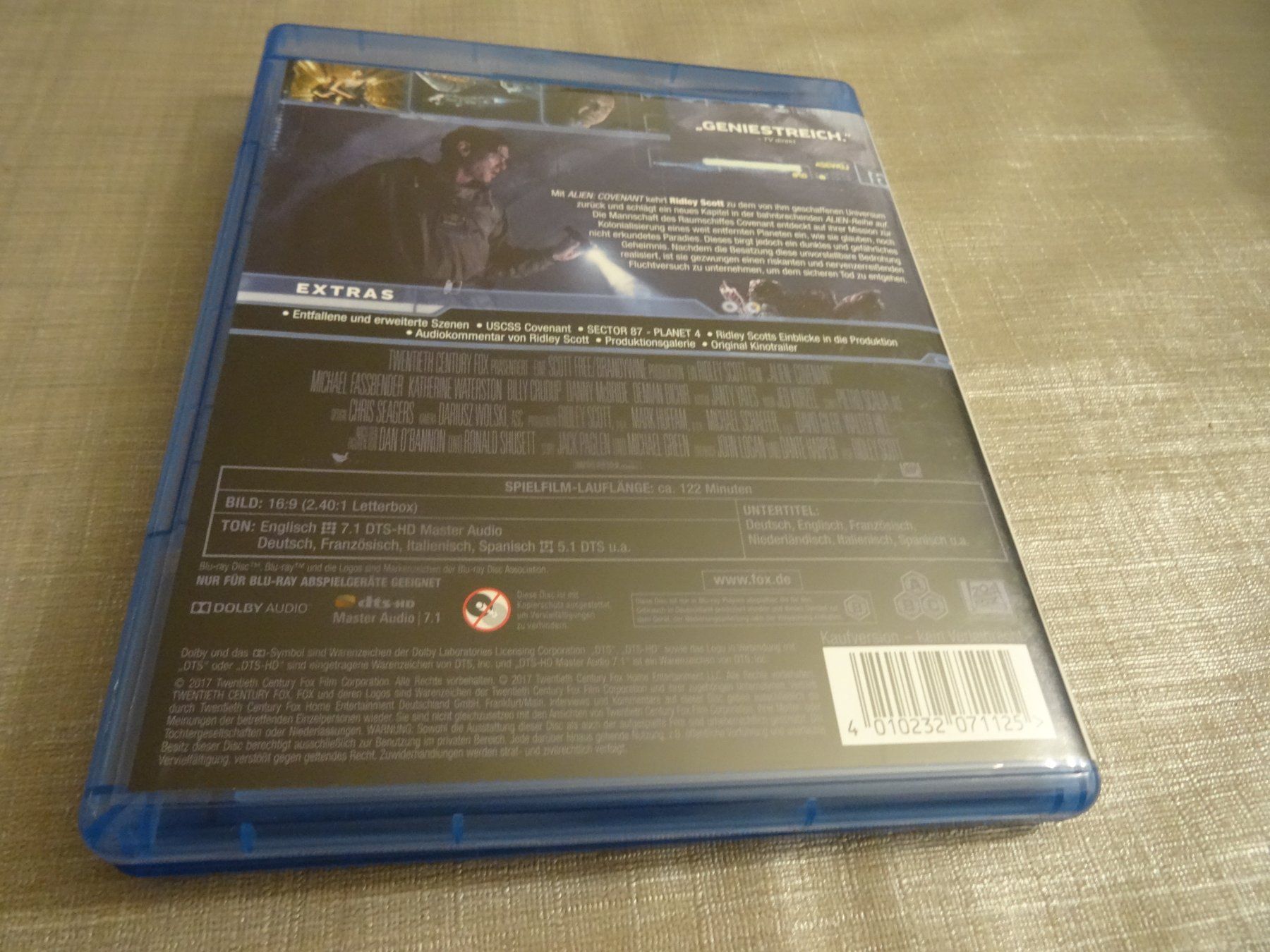 Alle DVDs: Alien Covenant - Blu-ray – Gebraucht aus Olten von Disc-Verkauf 2