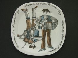 Souvenir Teller of a SWISSAIR flight von Langenthal