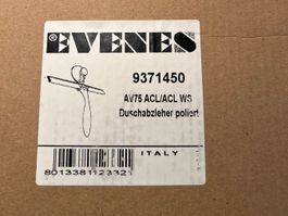 EVENES Dusch-abzieher AV75 ACL/ACL WS - Poliert, Neu!