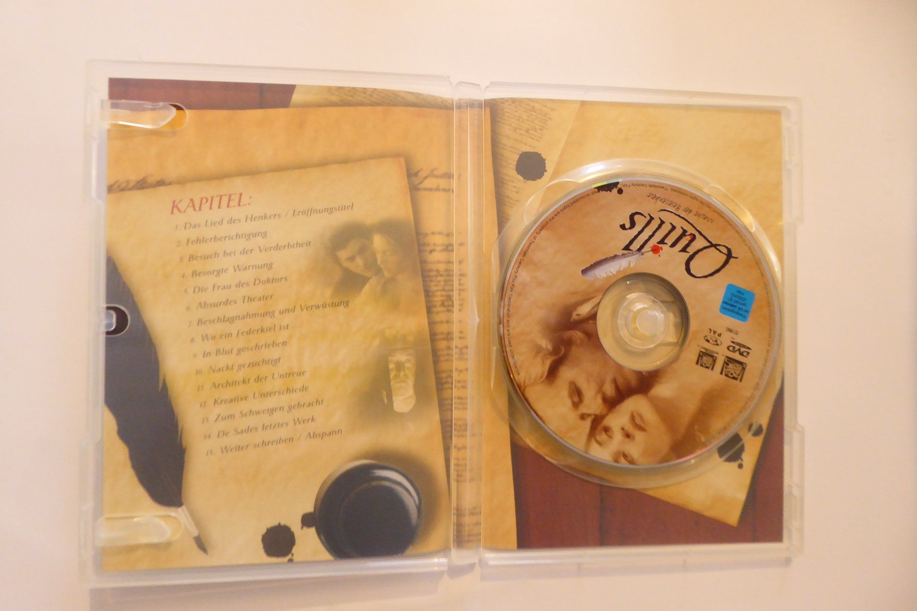 Tutti i DVDs: DVD Quills – Usato da Allschwil venduto da Summelsarium 3