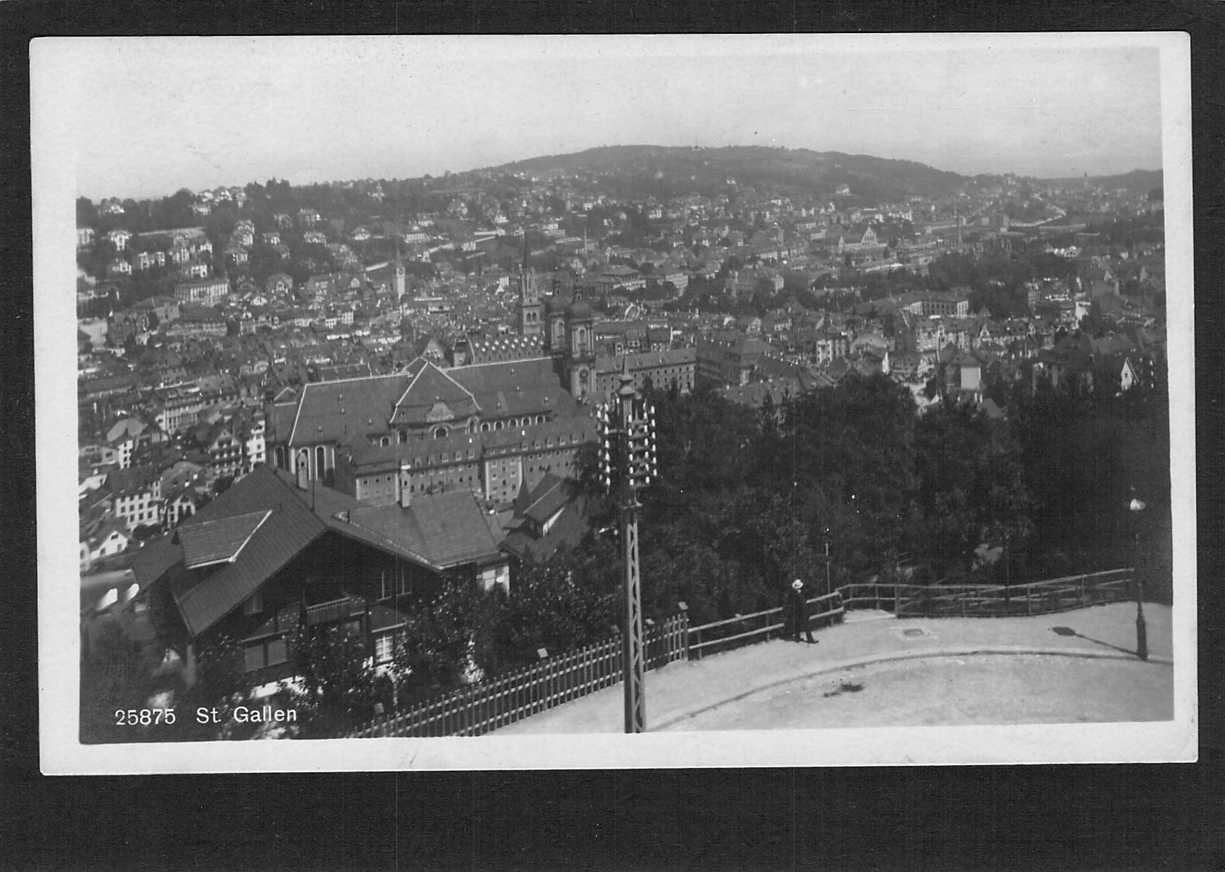 Ansichtskarten: #Echtfoto St. Gallen , gel. 1921 – Gebraucht aus Reichenburg von Pipo-67