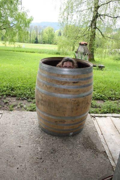 Regentonne 500 Liter vom Holzfass gefert Kaufen auf Ricardo
