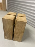 Beistelltisch/ Hocker Säule Eiche Holz Massiv rechteckig