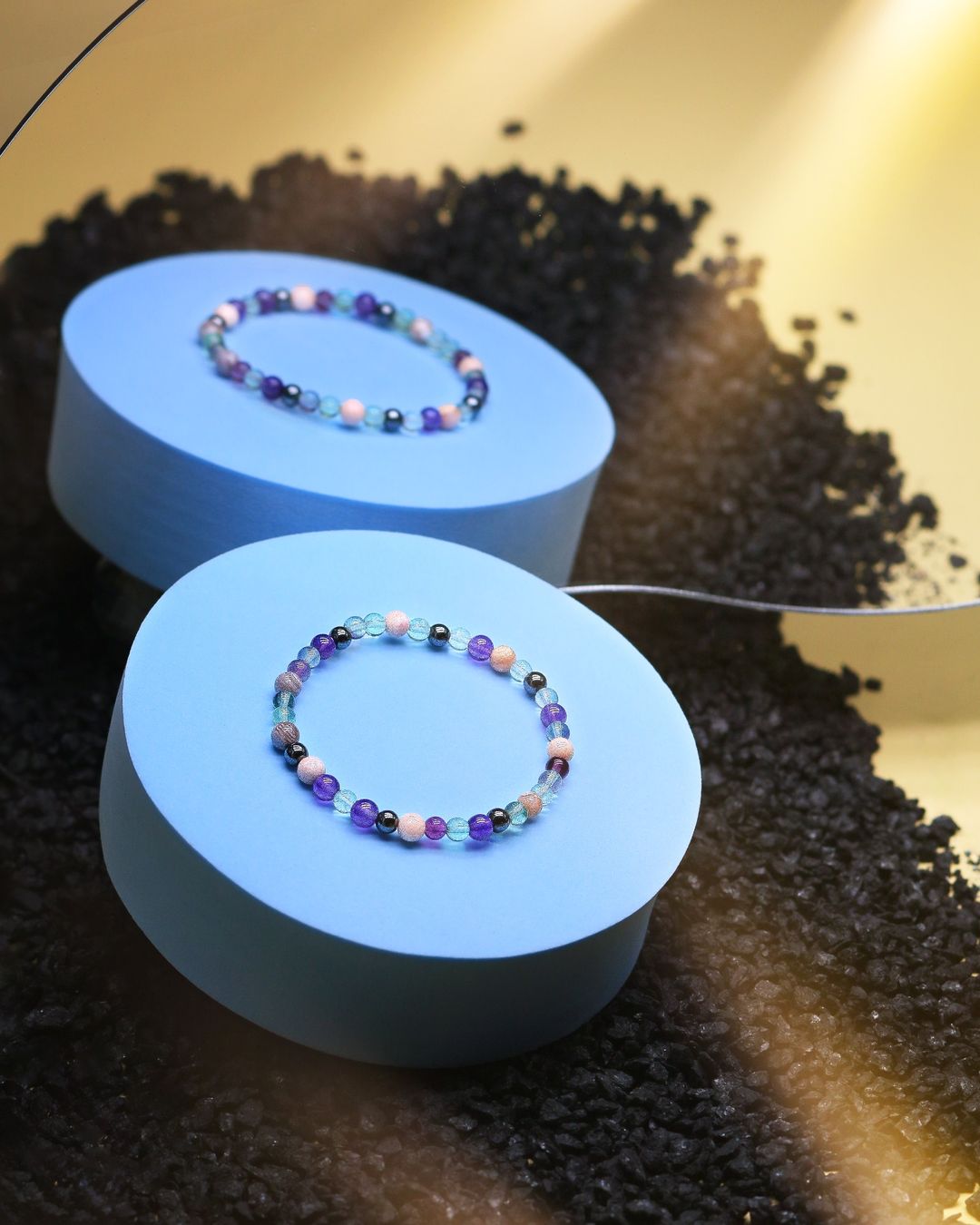 Bracciali & Braccialetti: Armband mit gemischten Edelsteinen – Nuovo e nell'imballaggio originale da Schindellegi venduto da MoonAmber.schmuck