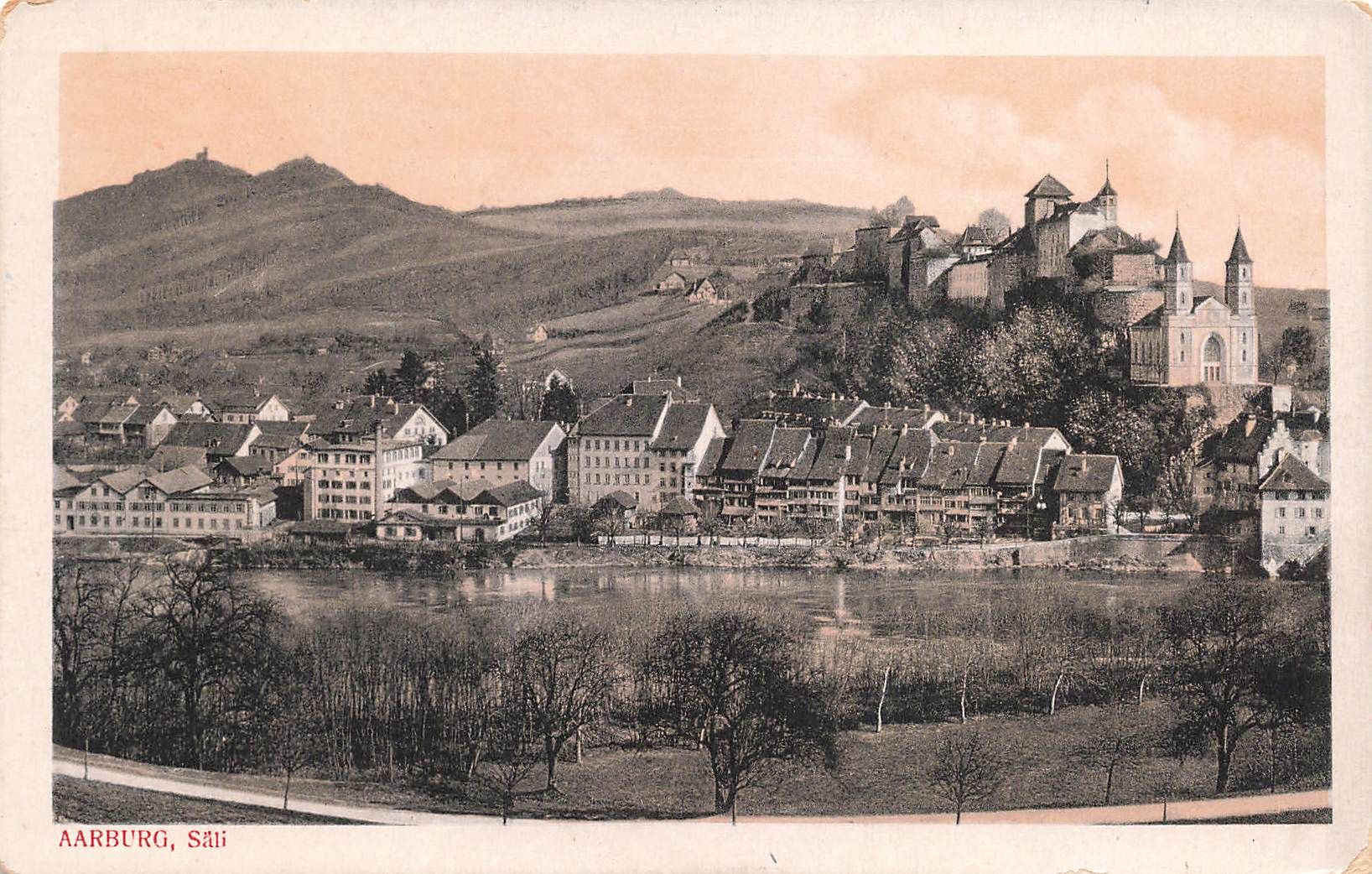 Cartoline postali: Aarburg Sali – Usato da Biasca venduto da Blenio71