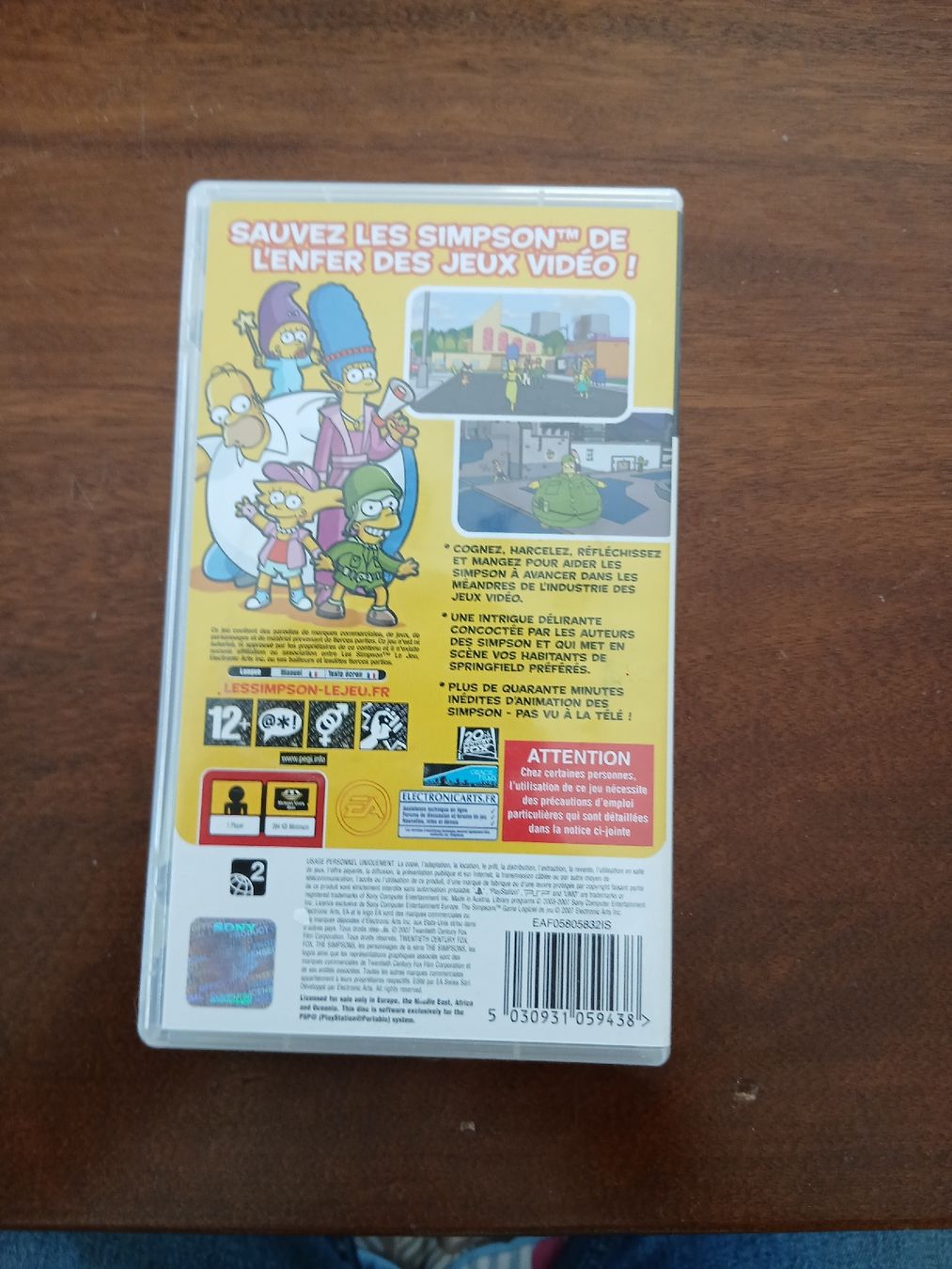 Giochi: jeux psp les simpson – Usato da Romont FR venduto da 777.gameur.game.boy 1