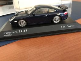 PORSCHE 911 GT3 - LAPISBLAU - MINICHAMPS - 1:43 - NEW