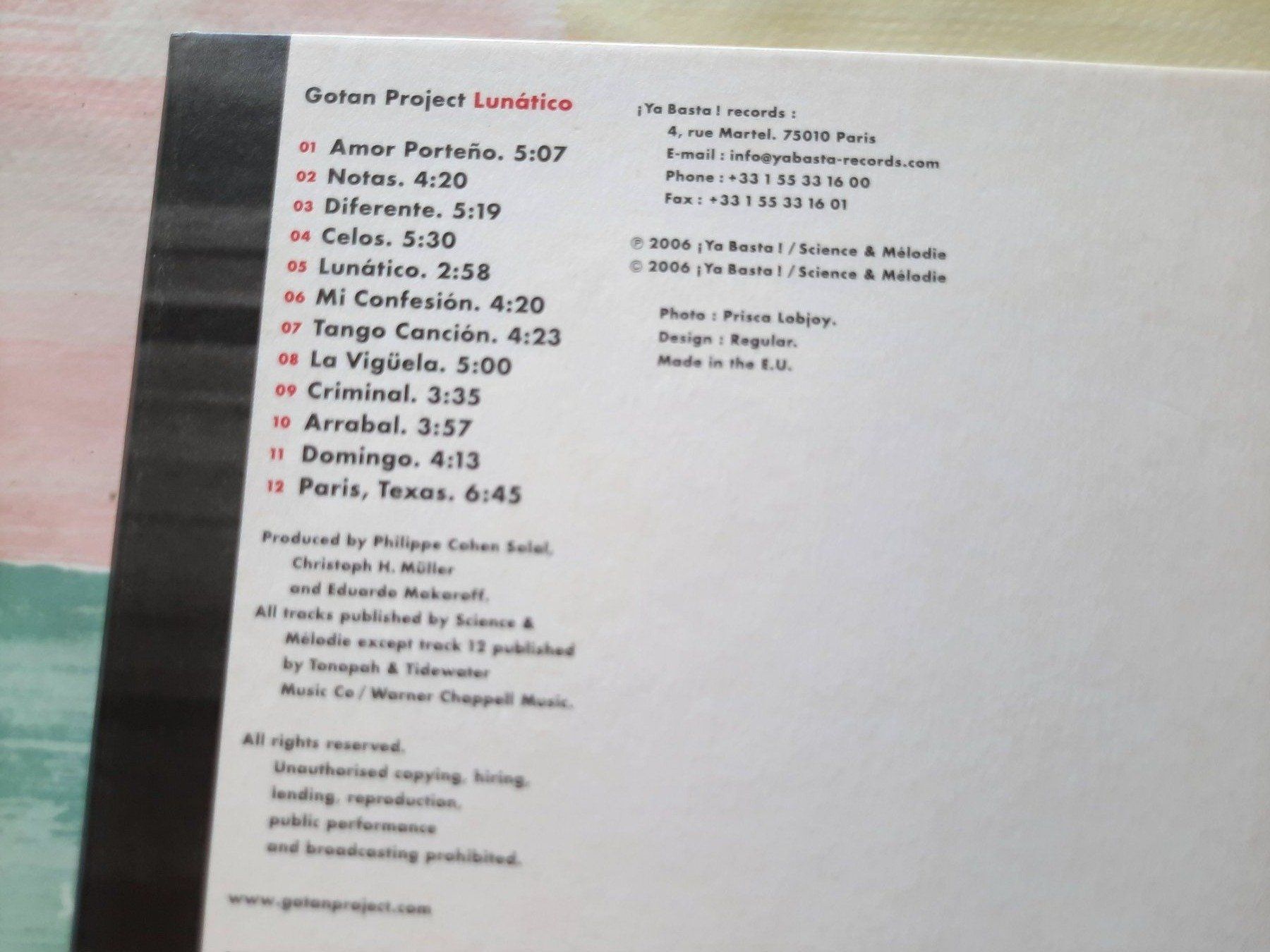 CDs: CD Gotan Project - Lunatico – Gebraucht aus Pully von  2