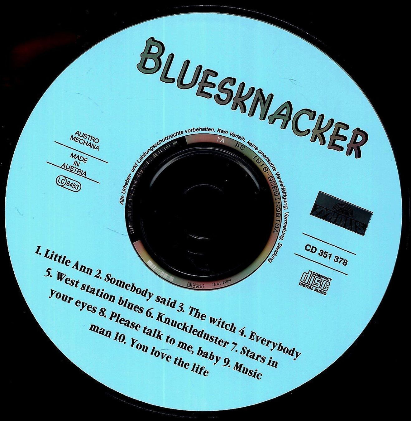 CDs: Bluesknacker LAPIDAR  Andreas Hechenblaickner Blues Rock CD – Gebraucht aus Kandergrund von Sososo 9