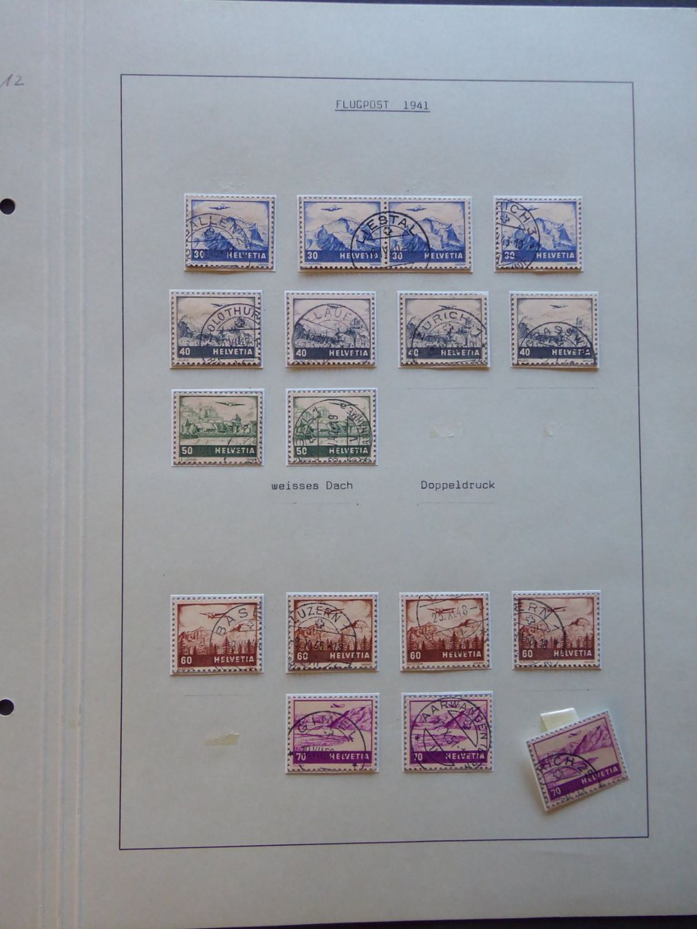 Tutti i francobolli: Tolle Flugpostsammlung gest. + auf Brief – Usato da Horw venduto da pilatusmail 1