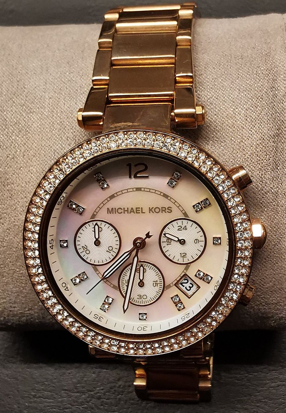 Michael Kors Orologi: Michael Kors Damen Uhr Chronograph Rose – Usato da Horgen venduto da Toscanafan 6