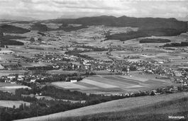 Münsingen (BE) Panorama Dorf und Landschaft