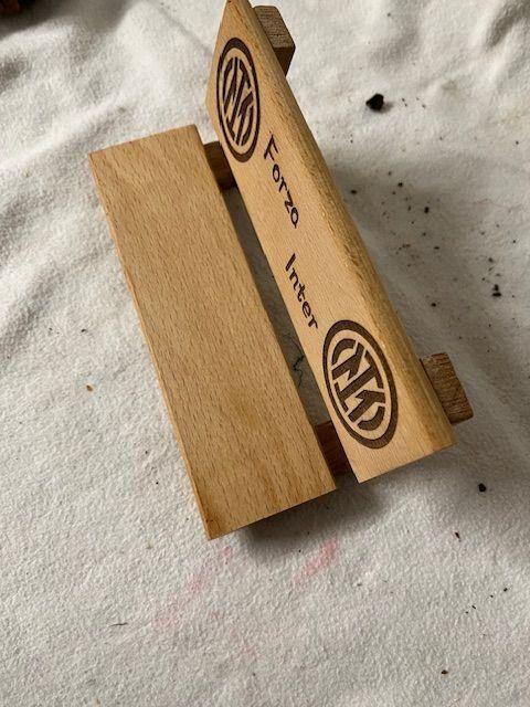 Tutte le decorazioni: Inter Mailand mini Deko Holzbank Tischdeko aus Holz – Nuovo (secondo la descrizione) da Naters venduto da juveman 1