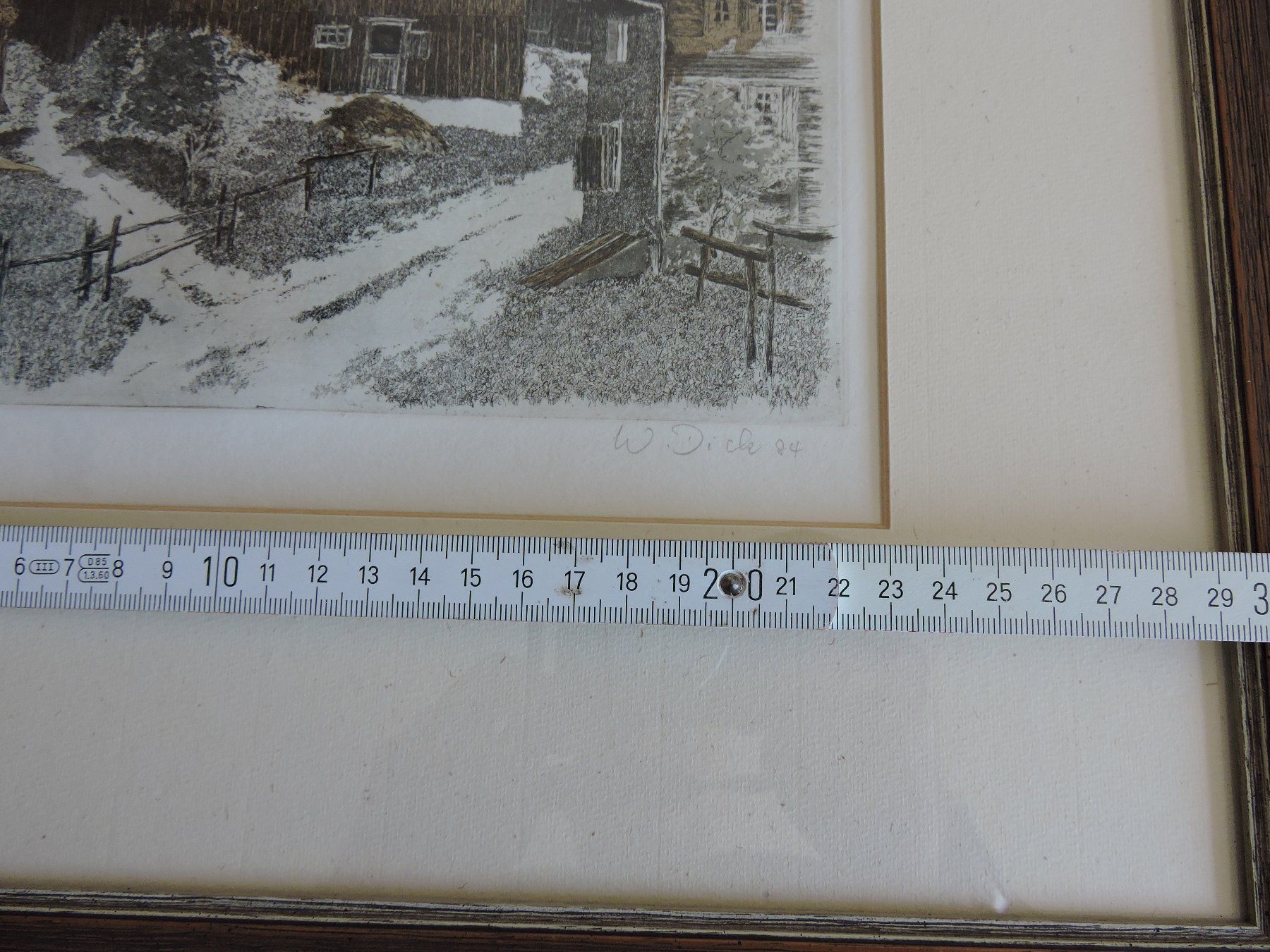 Grafica & Litografie: Walter Dick Lithographie Auflage 8/30 – Usato da Hauptwil venduto da Borusse01 7